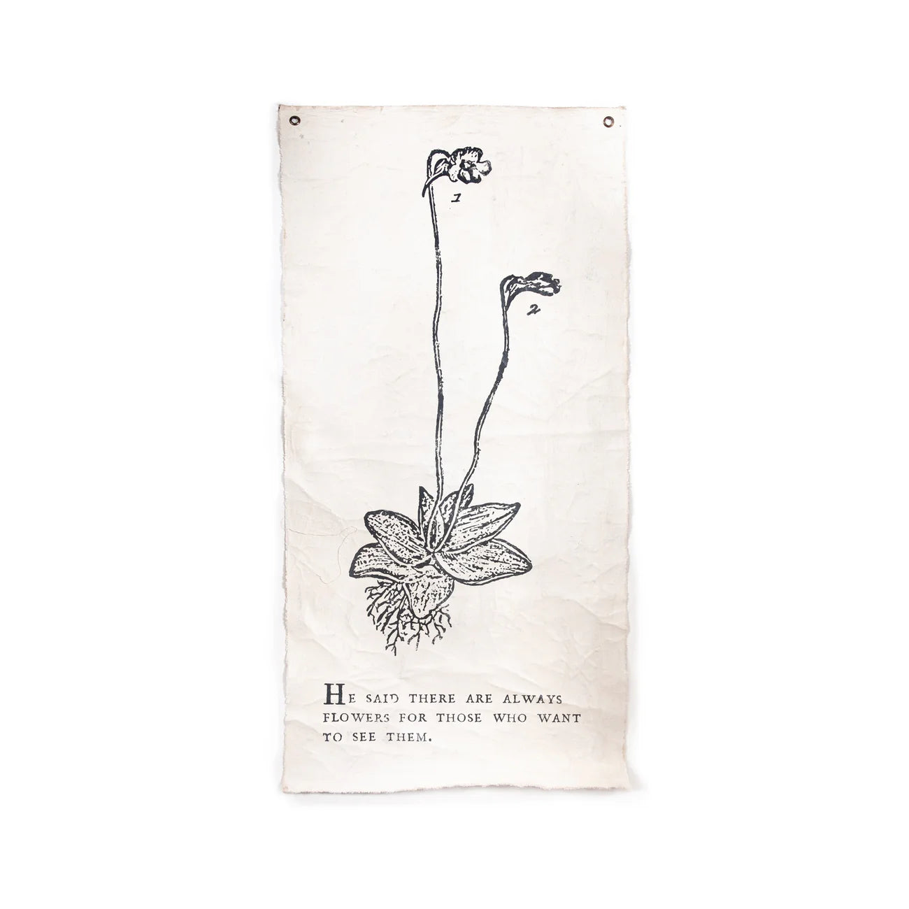 Handmade Botanical Wall Tarp