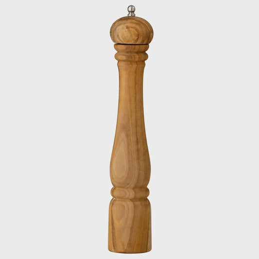 Olive Wood Pepper Grinder, Italian Made, Large