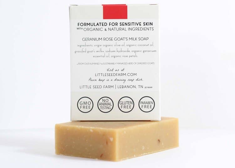 Geranium Rose Bar Soap - Balancing & Cleansing