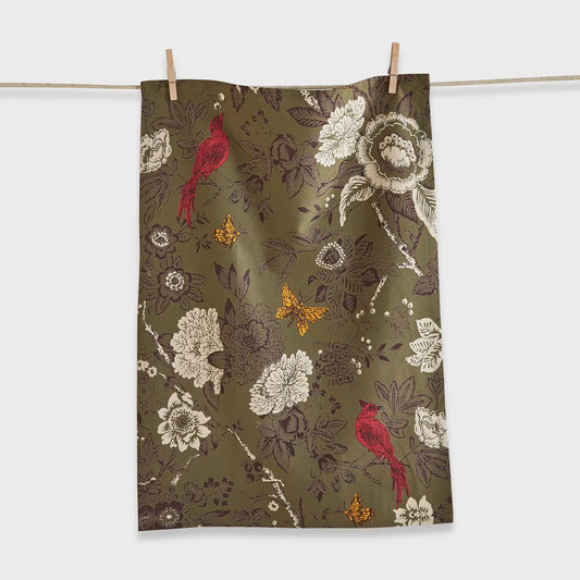 Autumn Dishtowel - Green