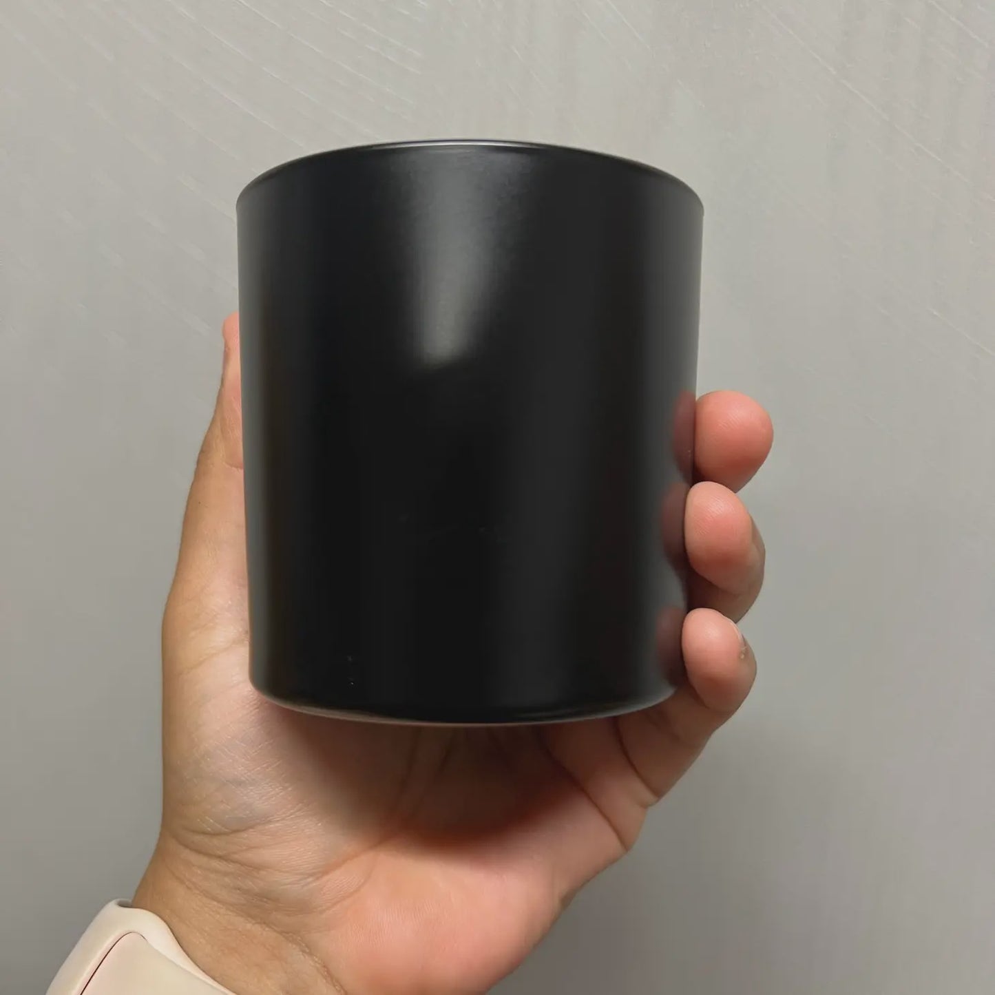 Soy Wax Wood Wick- Black