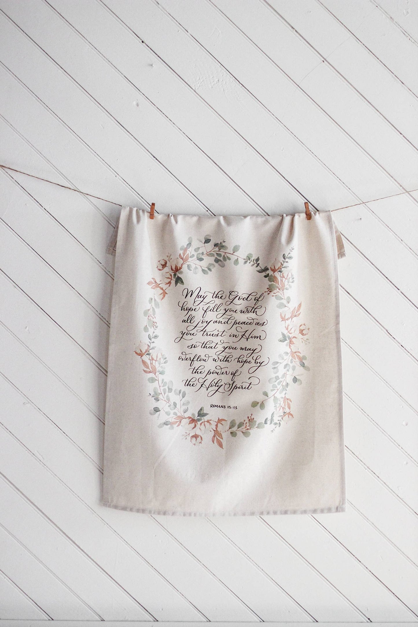 Romans 15 Tea Towel
