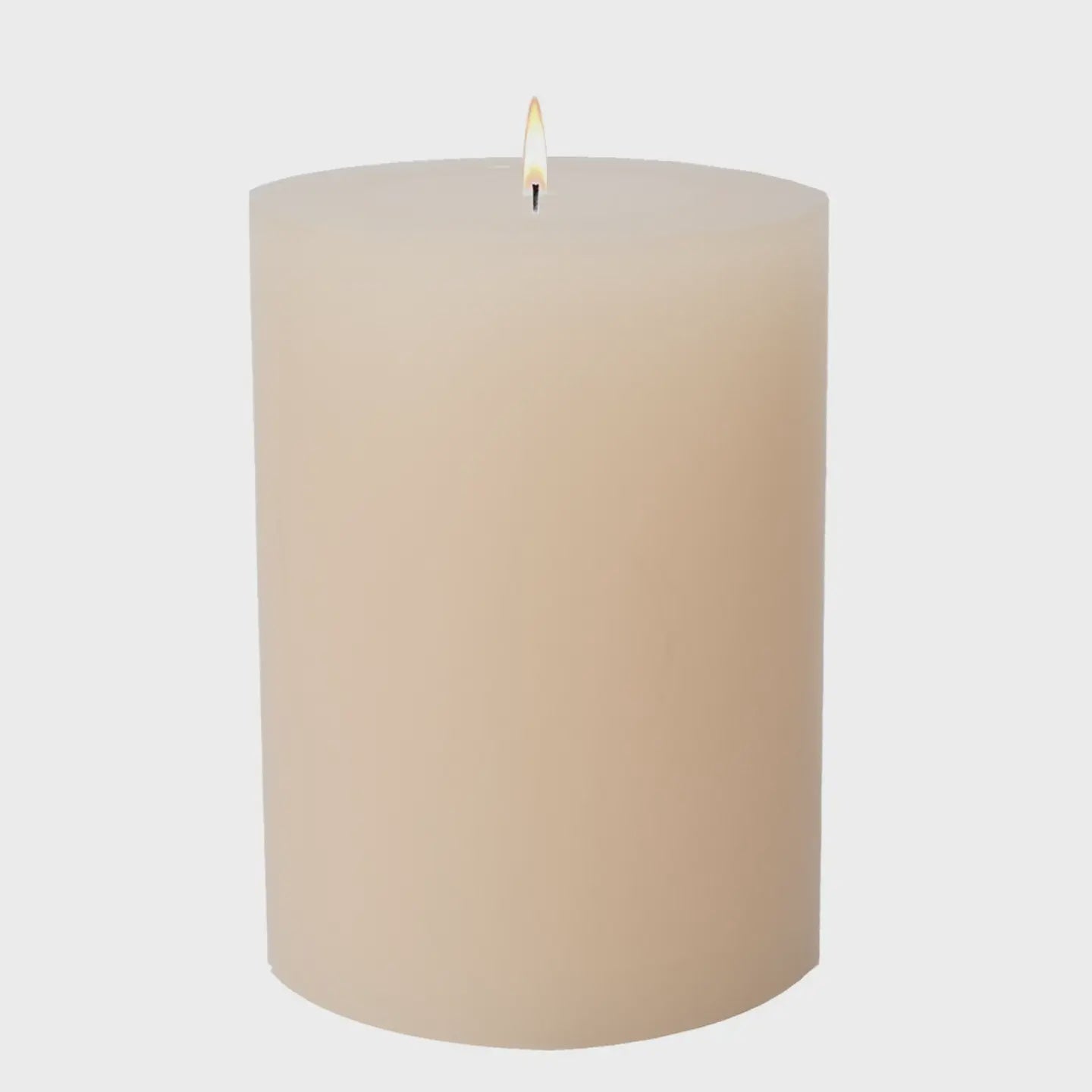 Ivory Pillar Candles