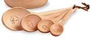 Wooden measuring spoons