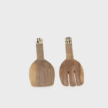 Wooden Serving Spoons, Short