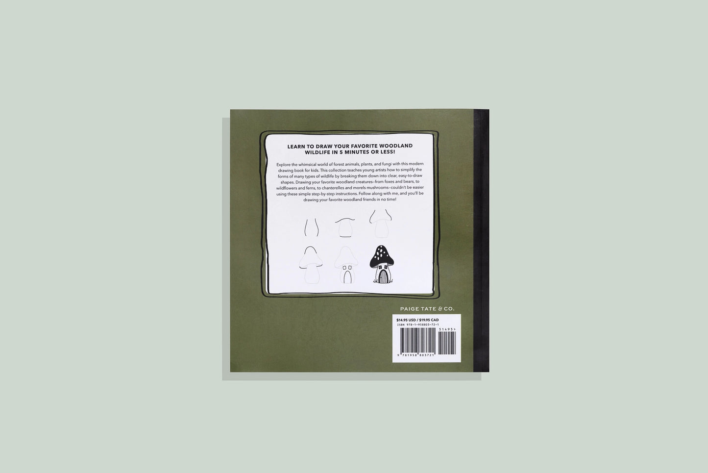 How To Draw For Kids: Mushrooms & Woodland Creatures