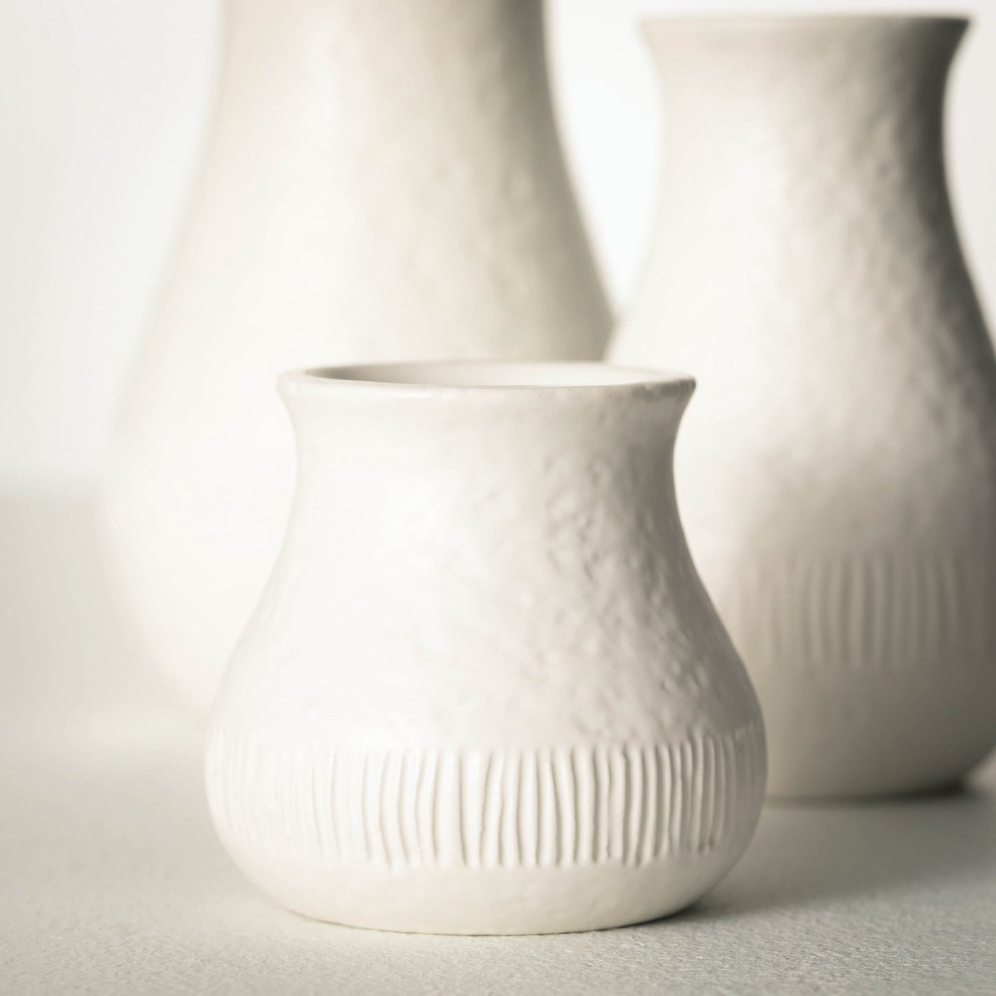Chiffon Stone Vases