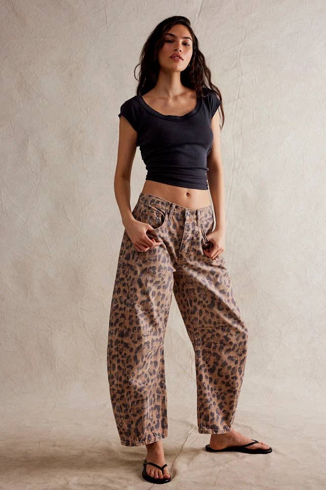 Leopard Jeans