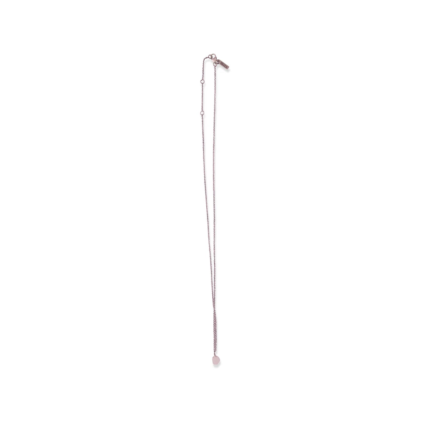 Raw Birthstone Necklace in Sterling Silver 18" + 2" extender