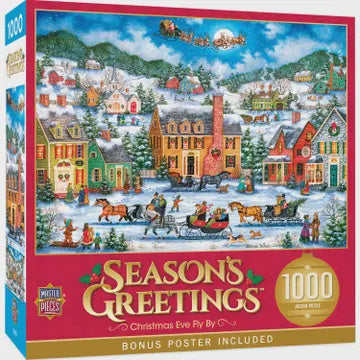 Season’s Greetings - Christmas Eve Fly By Puzzle