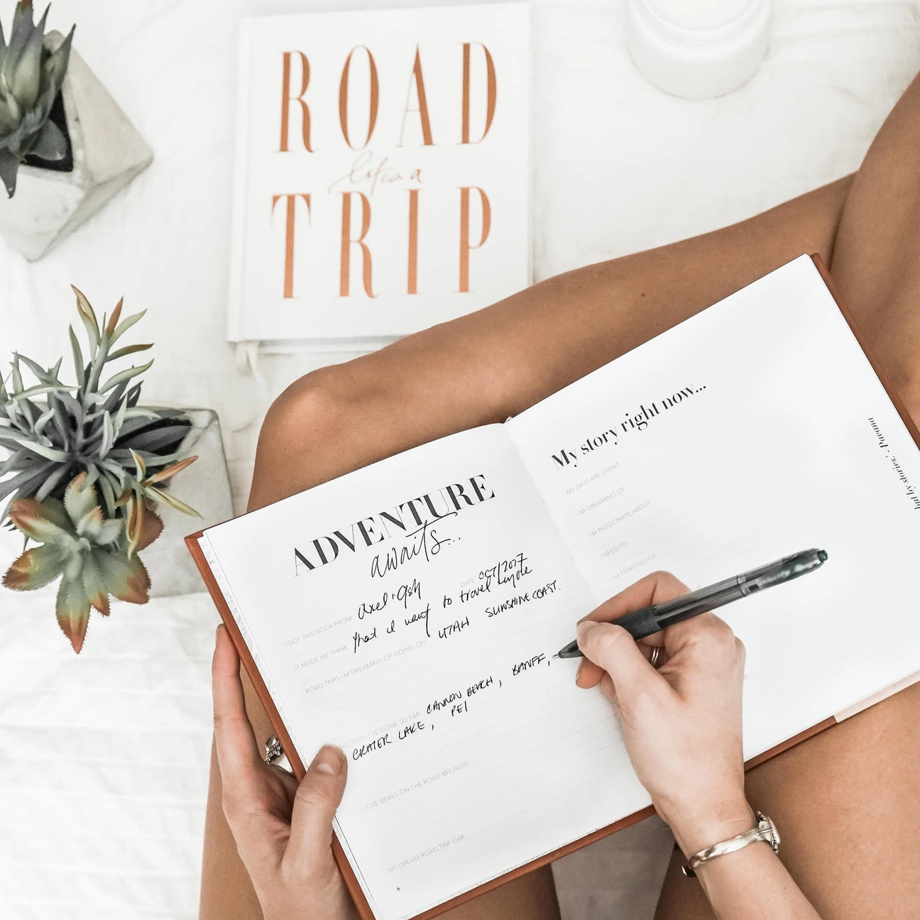 Life’S A Road Trip - White