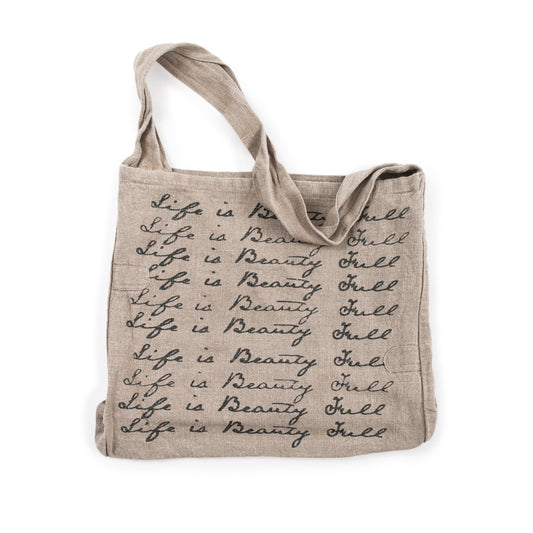 Life Is Beauty Full Messenger Bag
