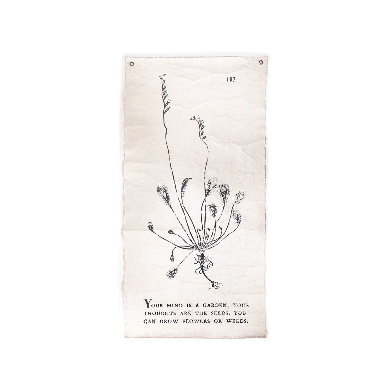 Handmade Botanical Wall Tarp