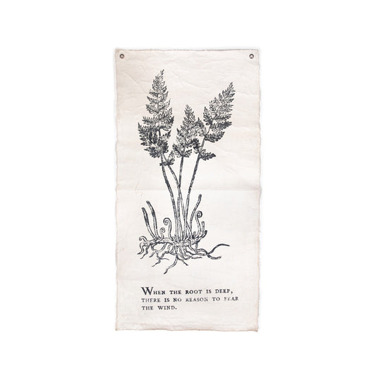 Handmade Botanical Wall Tarp