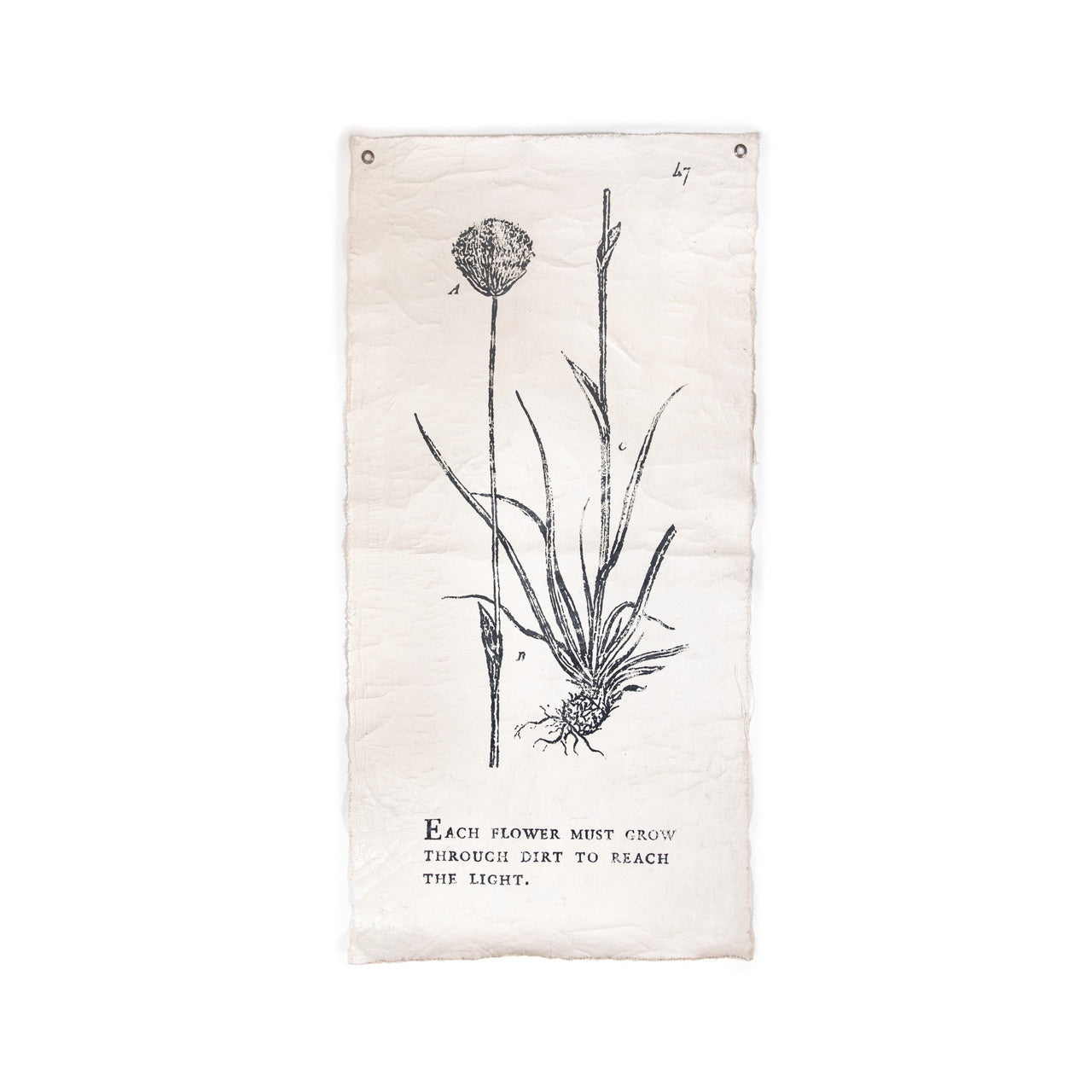Handmade Botanical Wall Tarp