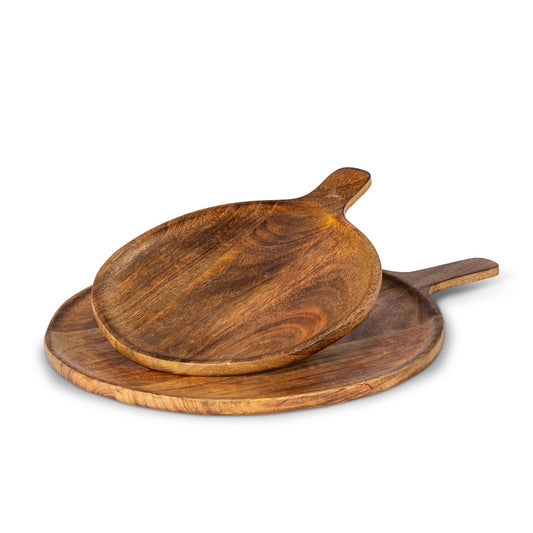 Mango Wood Round Serving Tray