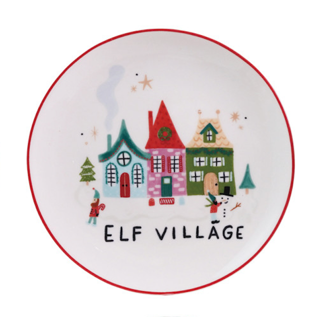 Plate w/ Village