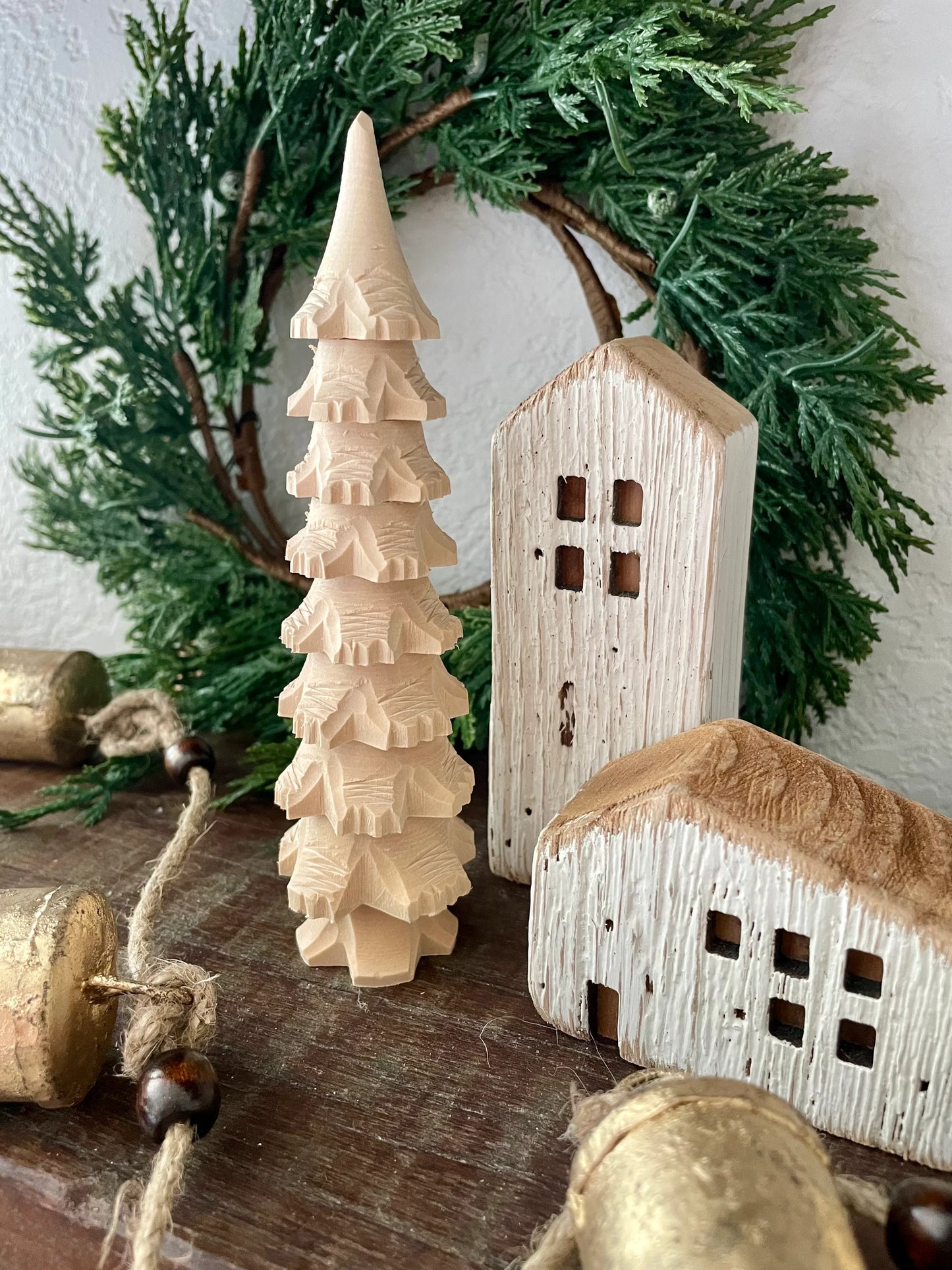Carved Wood Tree