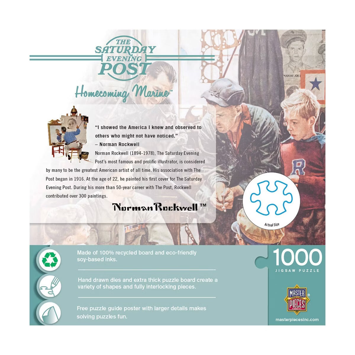 Saturday Evening Post - Homecoming Marine Puzzle