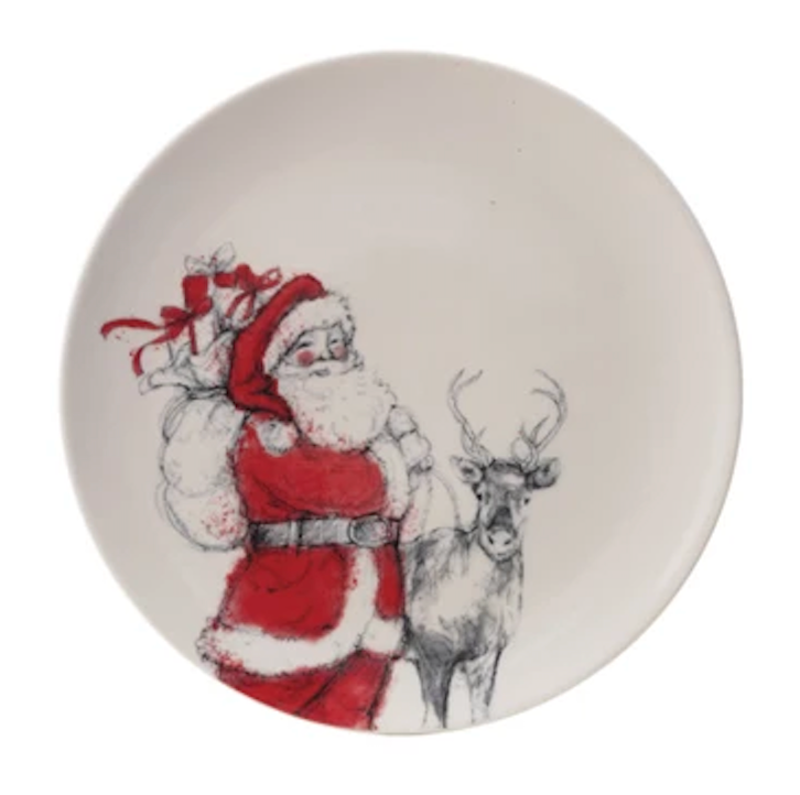 Plate w/ Santa