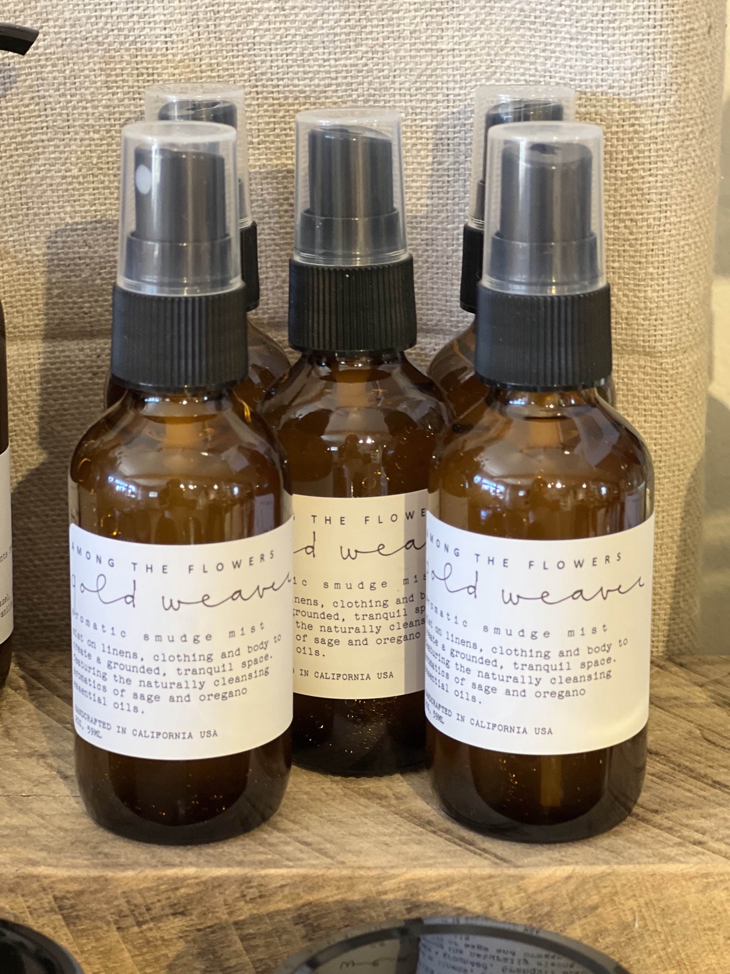 Gold Weaver Aromatic Smudge Mist