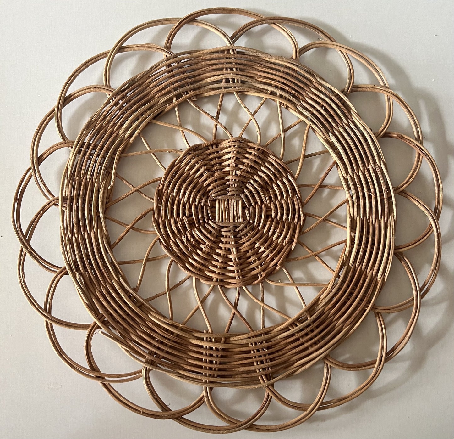 Rattan Charger Plates