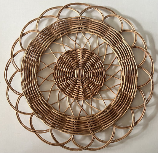 Rattan Charger Plates