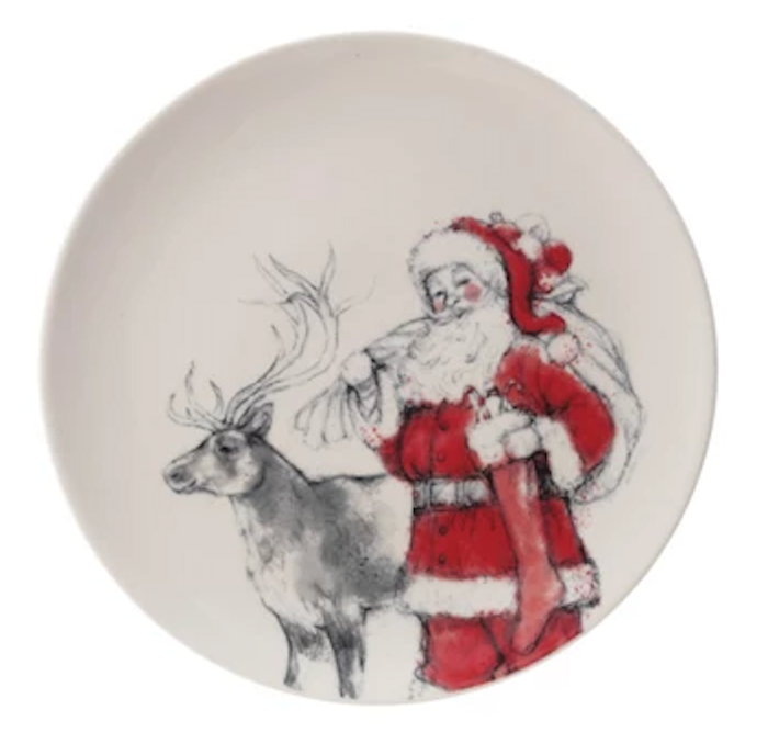 Plate w/ Santa