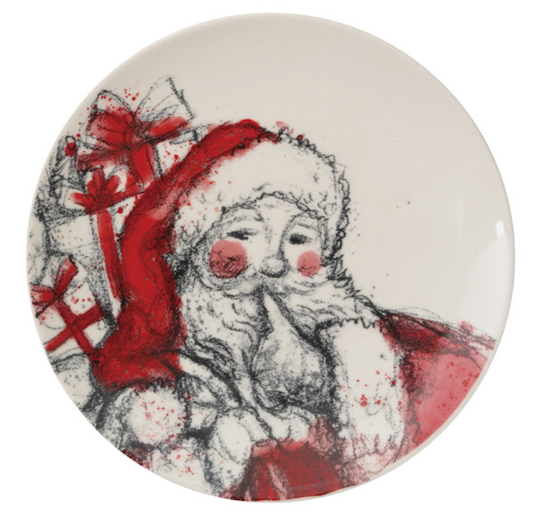 Dish w/ Santa