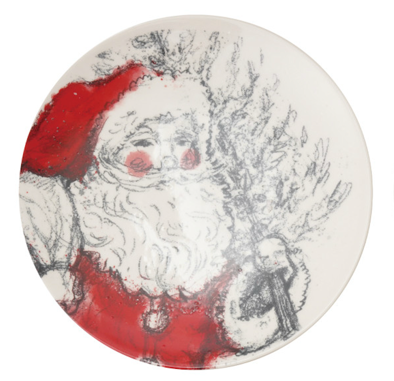 Dish w/ Santa