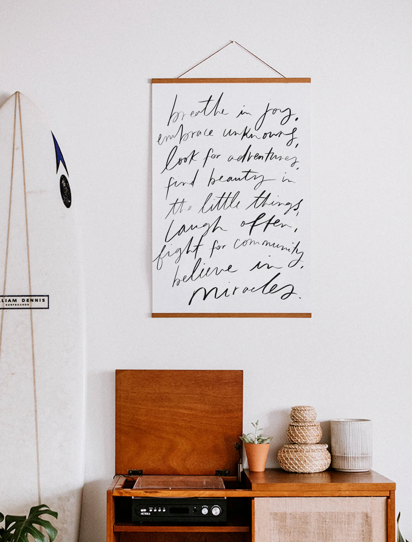 Faith Inspired Hanging Art - Breath in Joy