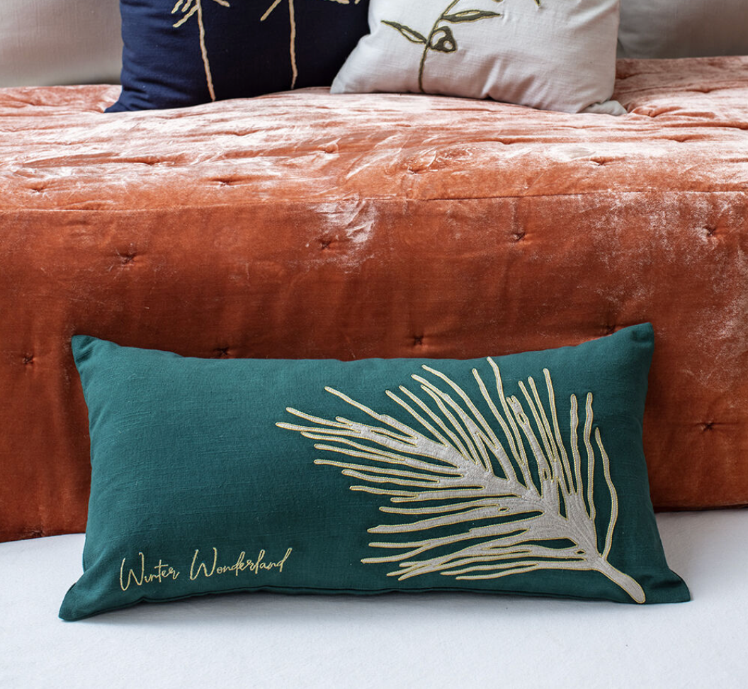 TERRAN PILLOW CASE 24"X 12" - GREEN