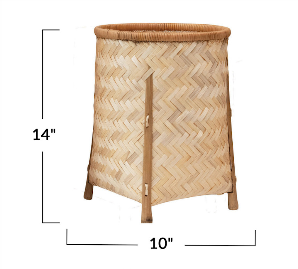 Bamboo Baskets w/Legs