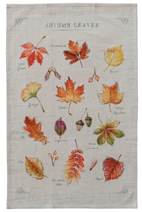 Fall Printed Tea Towel
