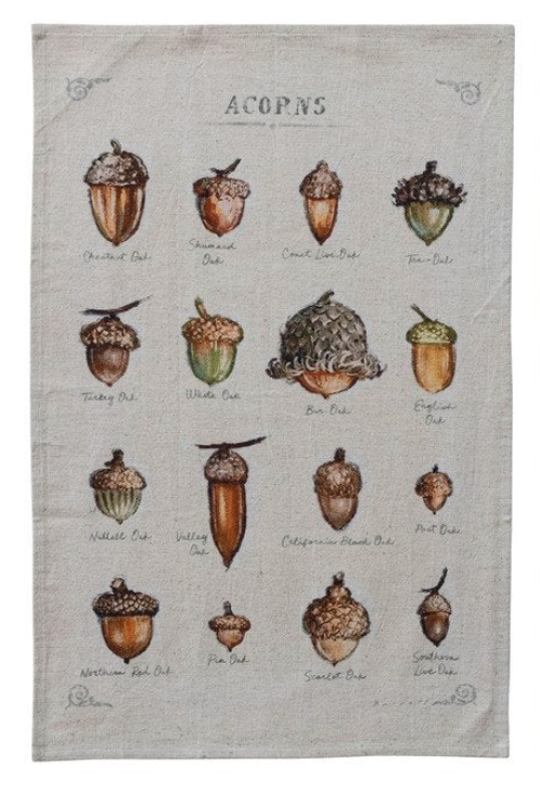 Fall Printed Tea Towel