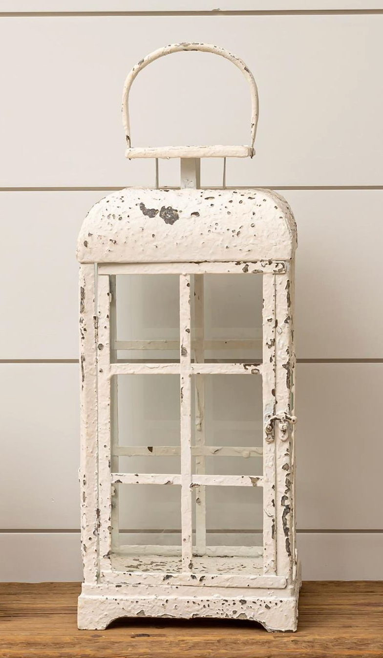 Chippy White Lantern