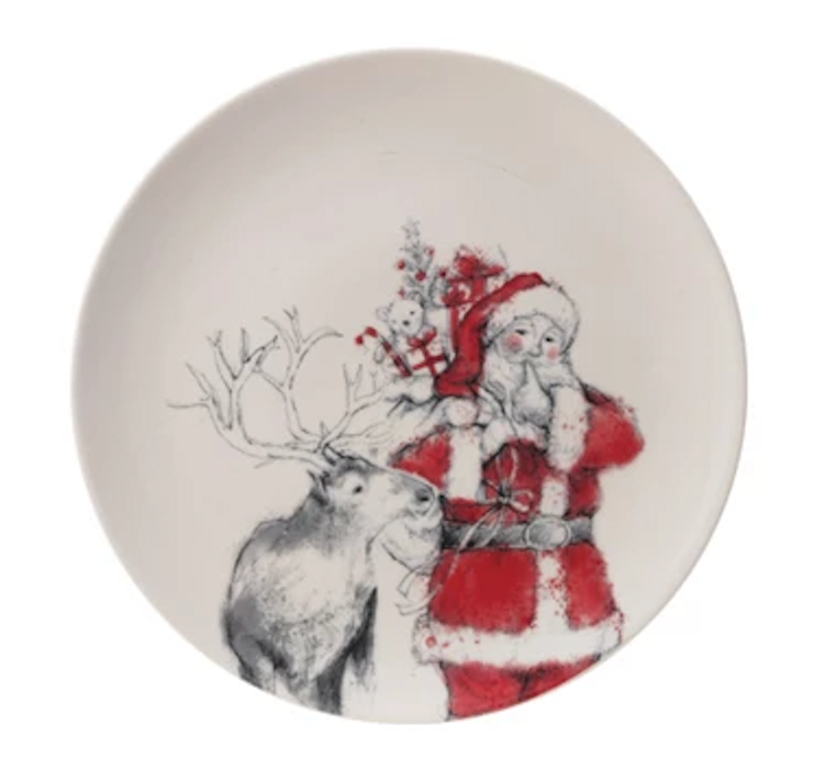 Plate w/ Santa