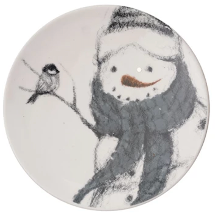 Plate w/ Snowman