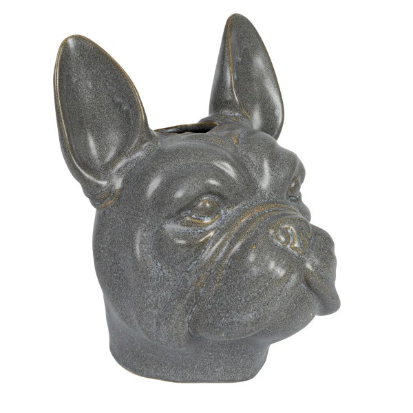 French Bulldog Vase