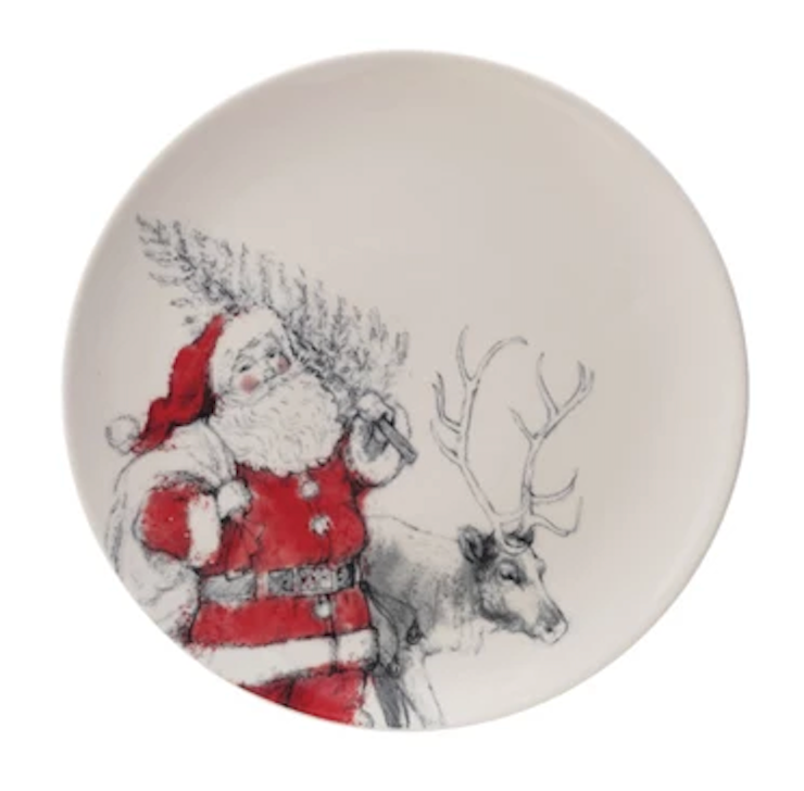 Plate w/ Santa