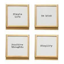 Metal Frame Saying