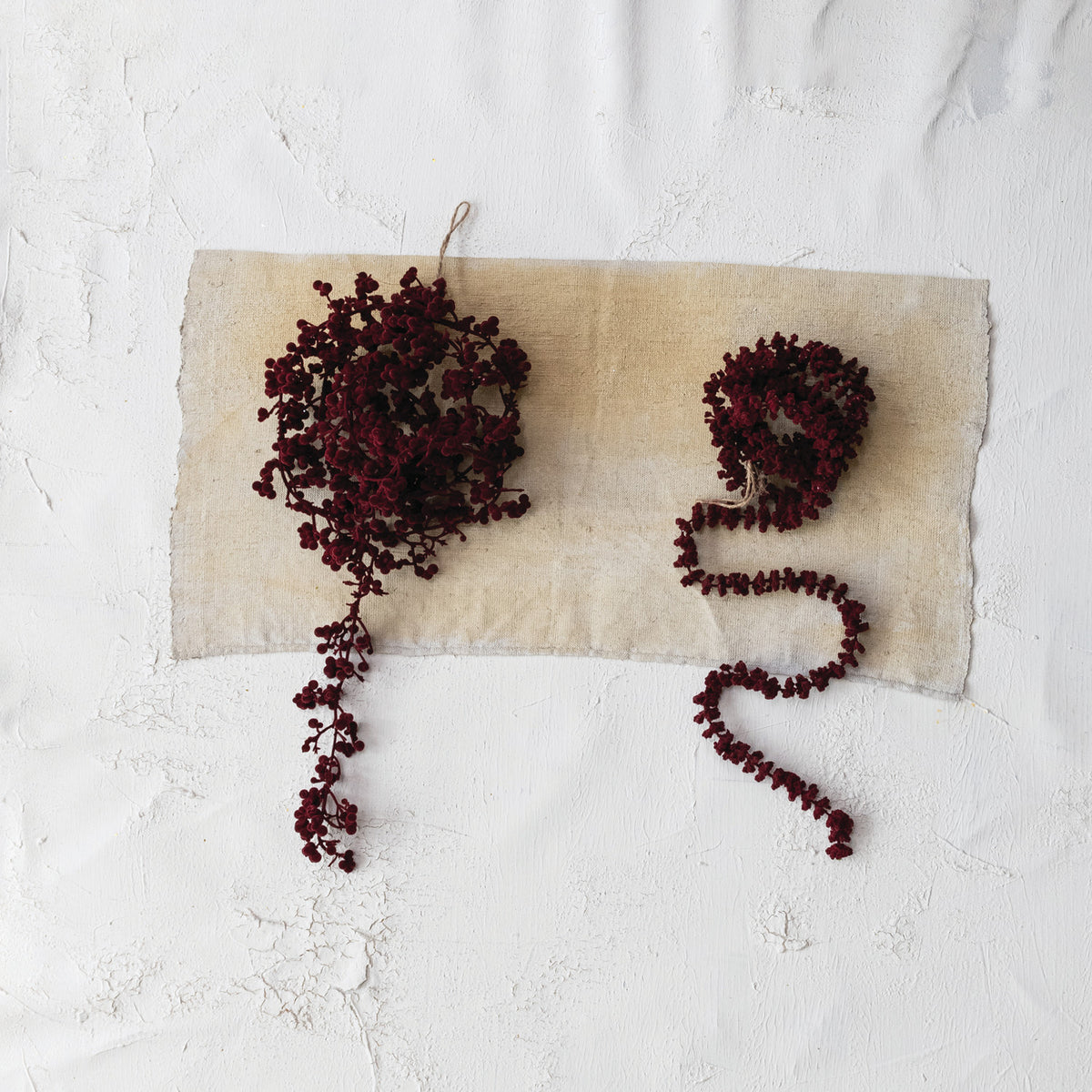 Flocked Garland