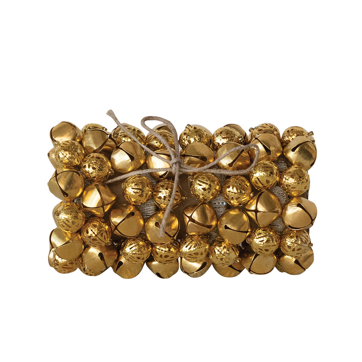 Napkin Rings, Gold Finish