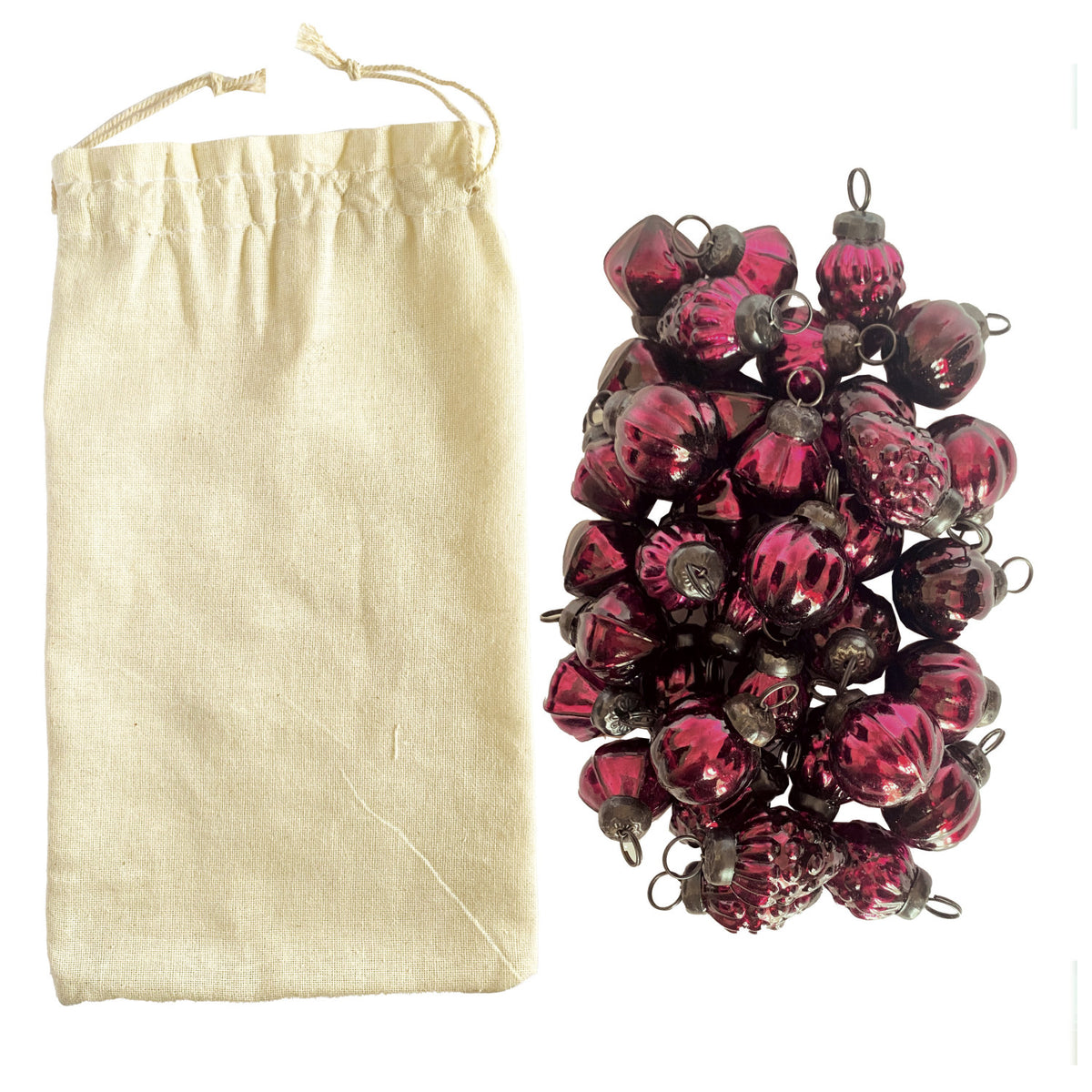 Glass Ornament Set
