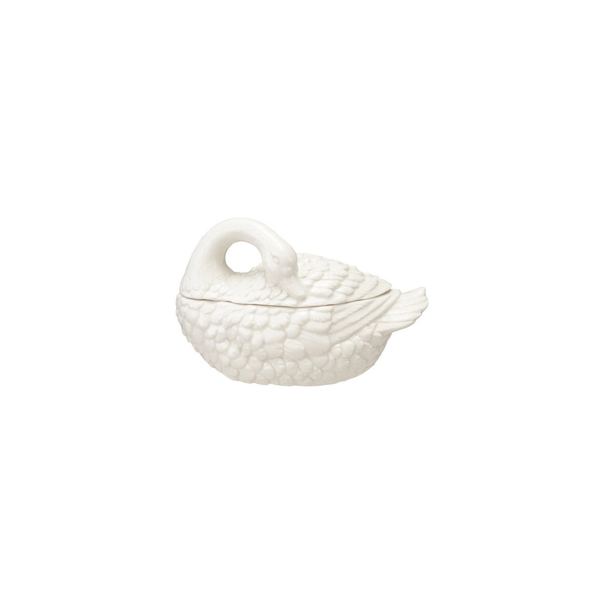 Swan Jar with Lid
