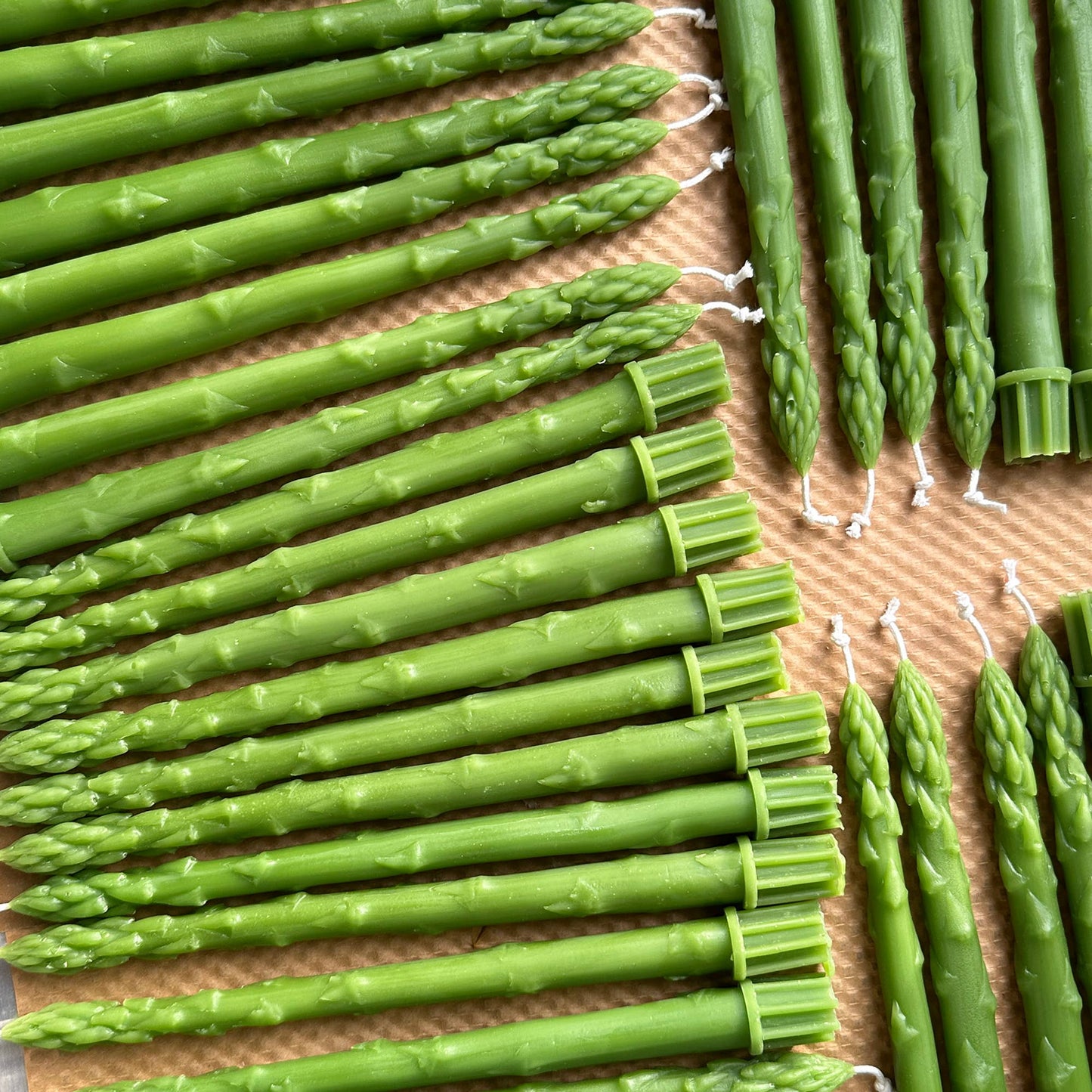 Asparagus Taper Candles