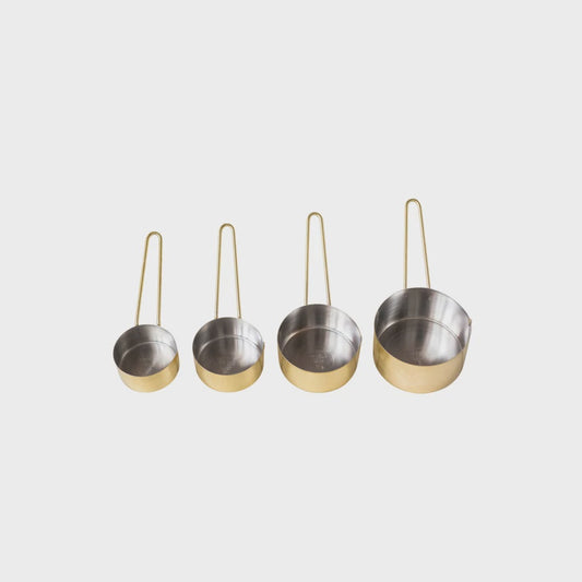 S/4 1, 1/2, 1/3, 1/4 Cup Stainless Steel Measuring Cups