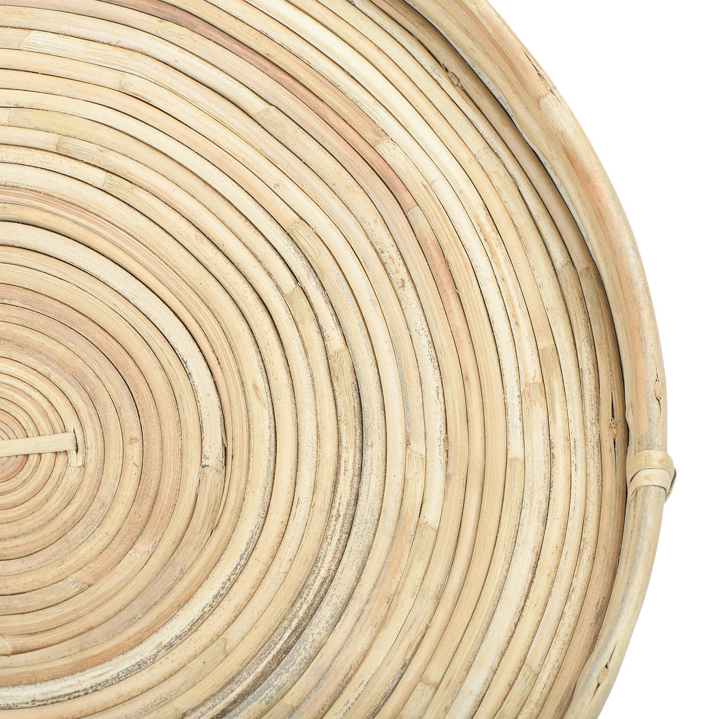 Hand-Woven Cane Tray