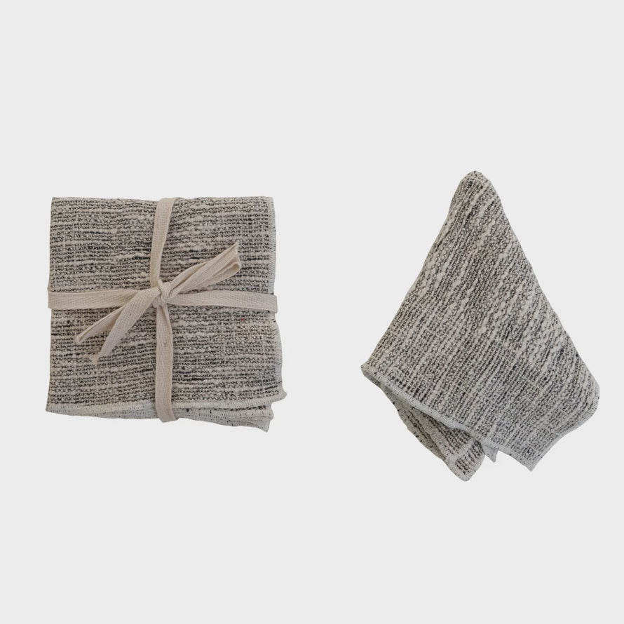 Woven Cotton Slub Dish Cloths