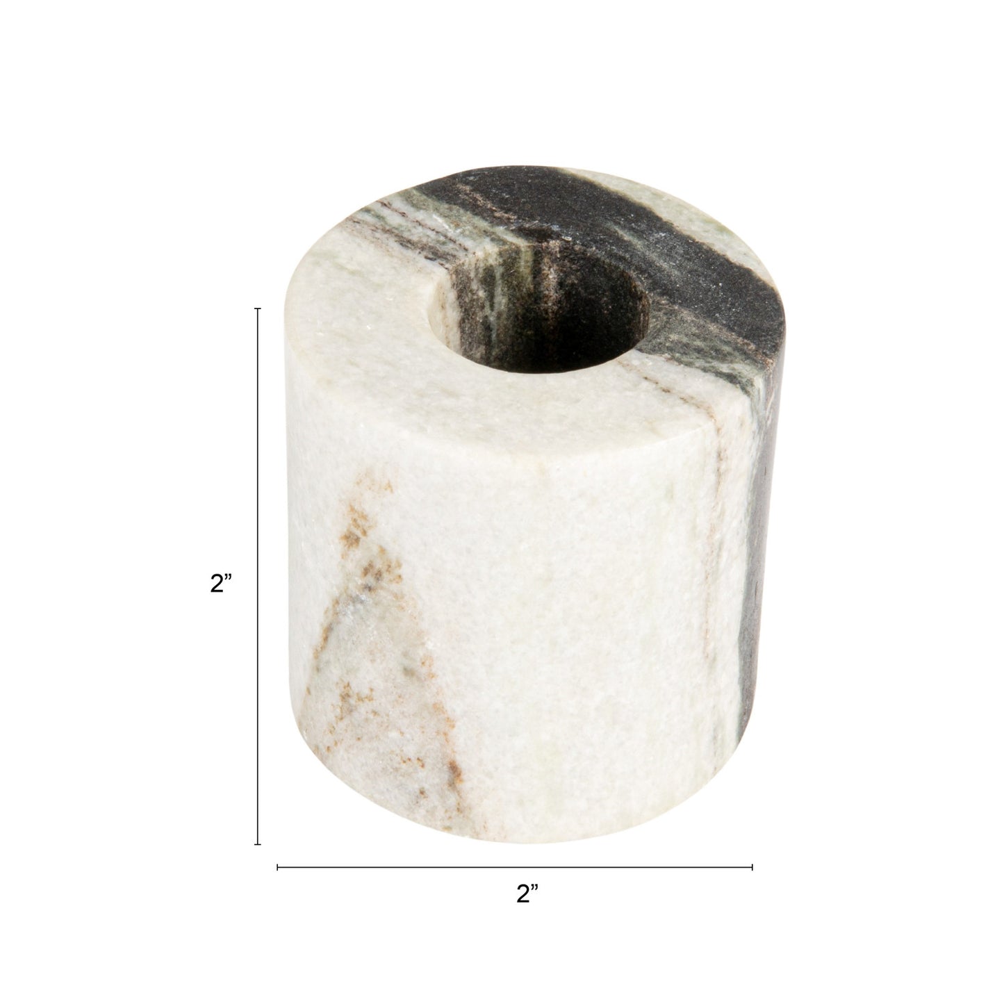 2" Marble Taper Holder